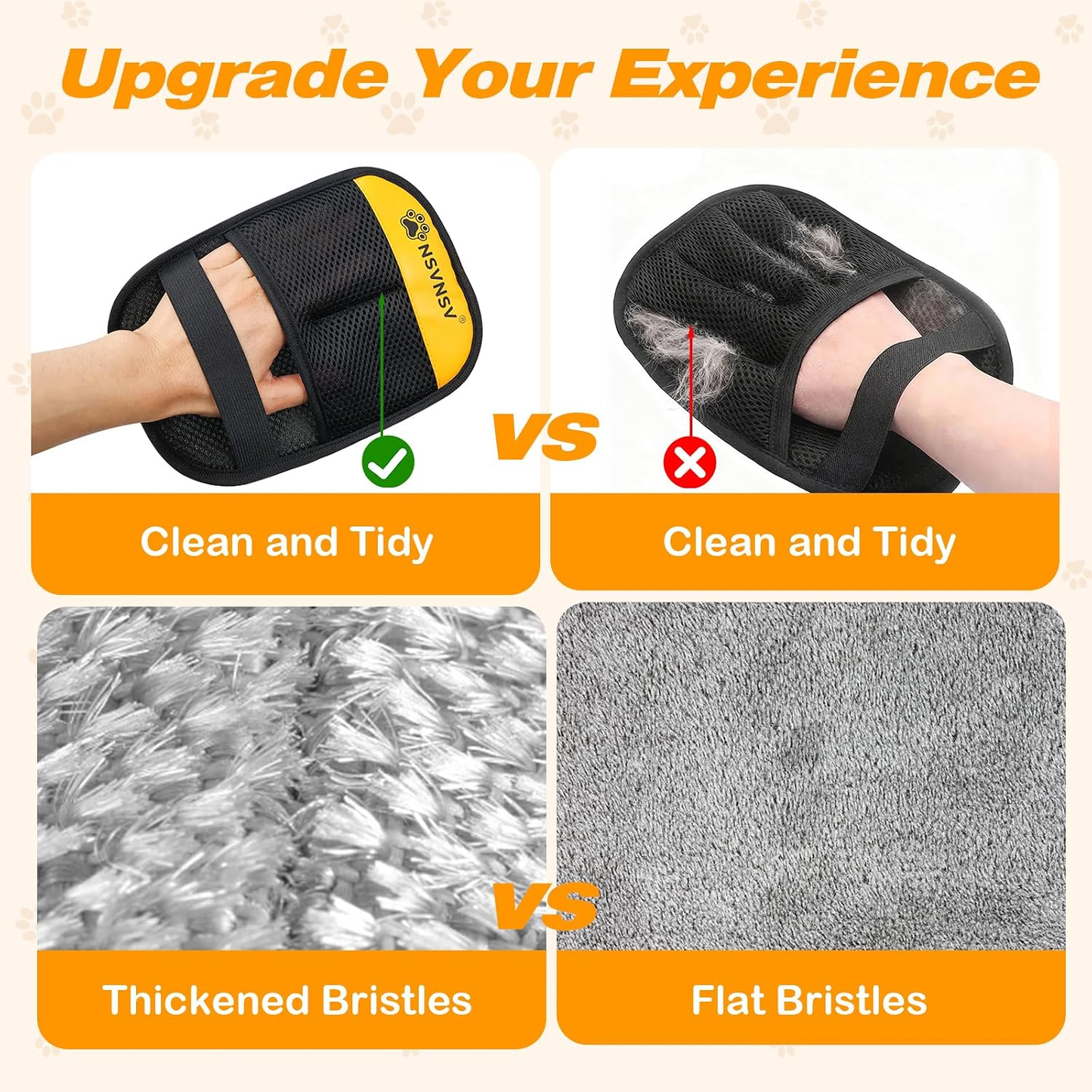 Wagline Hair Removal Glove for Cats Dogs