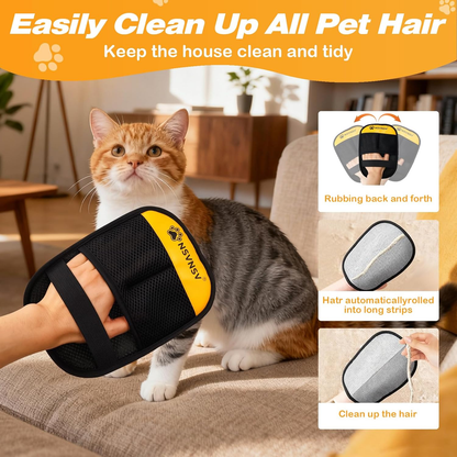 Wagline Hair Removal Glove for Cats Dogs